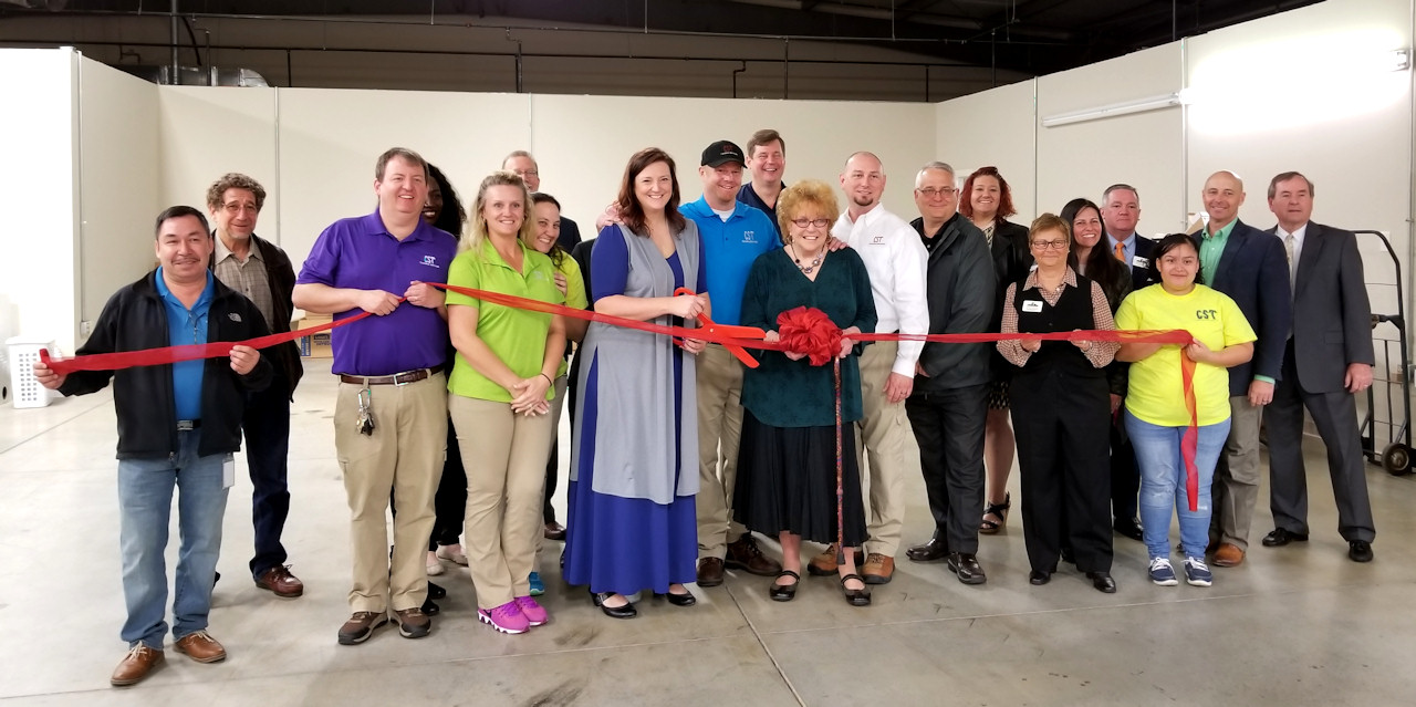 CST Group Ribbon Cutting for 20+ years of cleaning services