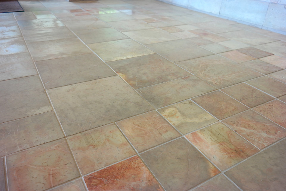 Stone tile floor cleaning photo