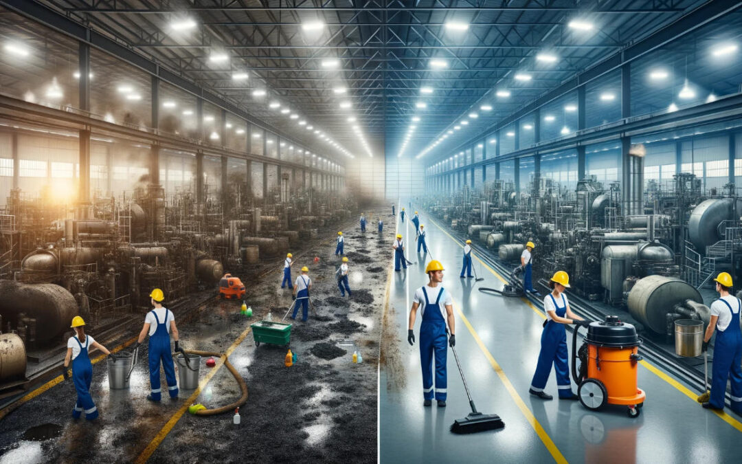 deep cleaning for industrial facilities, comparison