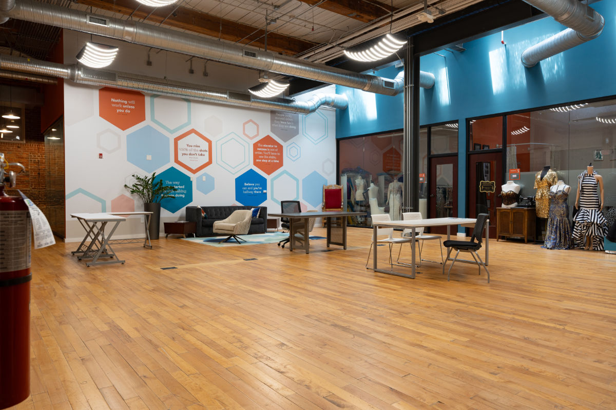 Professional cleaners for a busy warehouse facility