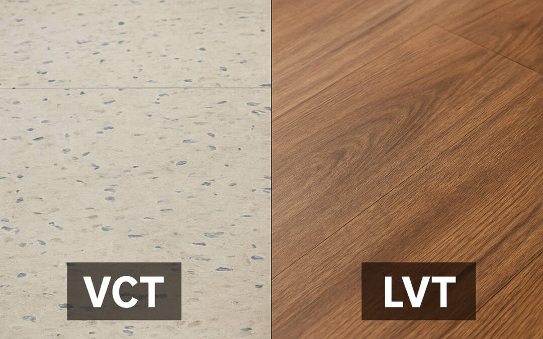 Comparing maintenance of VCT and LVT flooring in facilities